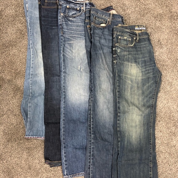 5 pairs of 34x34 Bootcut Old Navy Jeans - Picture 3 of 3